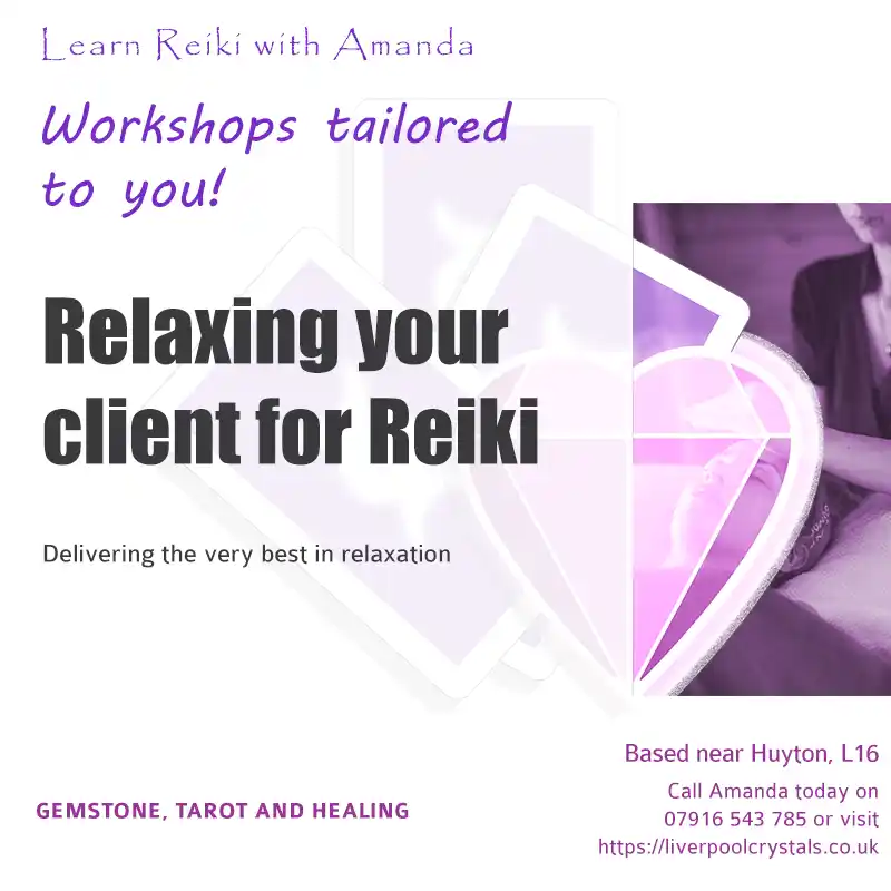 Relaxing your client for Reiki workshop